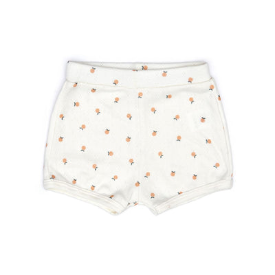 Pointelle oranges shorts set by Tun Tun