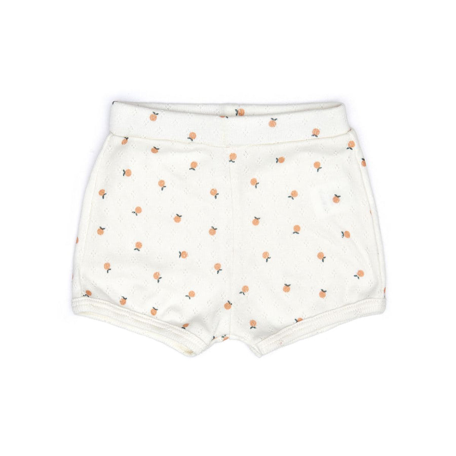 Pointelle oranges shorts set by Tun Tun