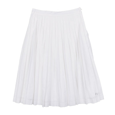 Pleated white skirt by Mimisol