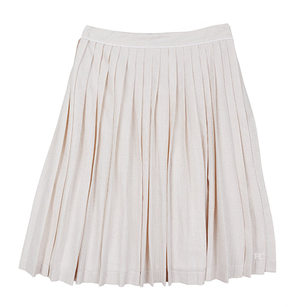 Pleated beige skirt by Mimisol