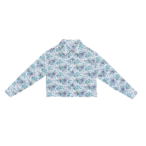 Floral multicolor shirt by Piccola Ludo