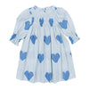 Heart smock dress by Piccola Ludo