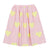 Neon heart pink skirt by Piccola Ludo