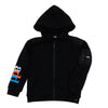 Black hooded zip sweatshirt by Add