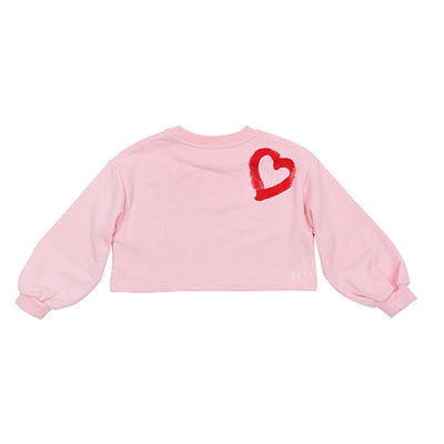 Heart pink sweatshirt by Be For All