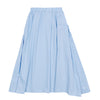 Pleat detail light blue long skirt by Be For All