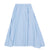 Pleat detail light blue long skirt by Be For All