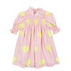 Neon heart pink dress by Piccola Ludo