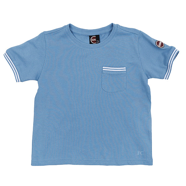 Pale blue pocket t-shirt by Colmar