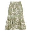 Frill detail green skirt by Atelier Parsmei