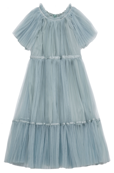 Sherry celadon tulle dress by C'era Una Volta