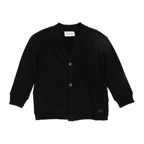 Black sweatshirt cardigan by Be For All Flying Colors