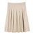 Cardiff taupe pleated skirt by Piccola Ludo