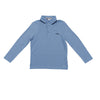 Long sleeve blue polo by Boss