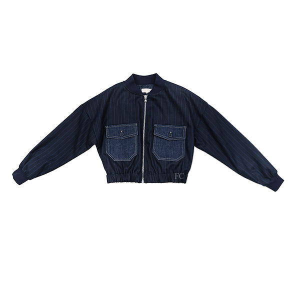 Denim pocket jacket by Please