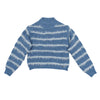 Furry stripe sweater by Please