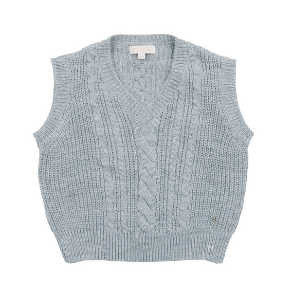 Sleeveless grey vest by Please