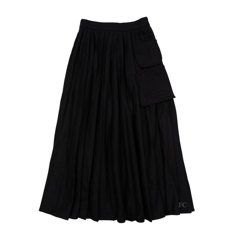 Cargo side pocket pleated skirt by Tea