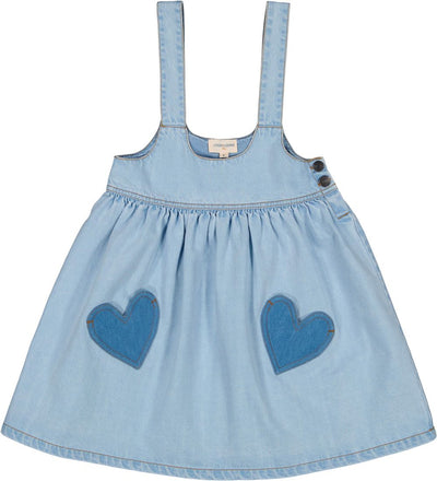 Hearts patch jumper dress by Louis Louise