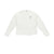 P embellished white sweater by Pinko