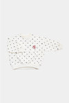 Love ecru sweatshirt by Booso