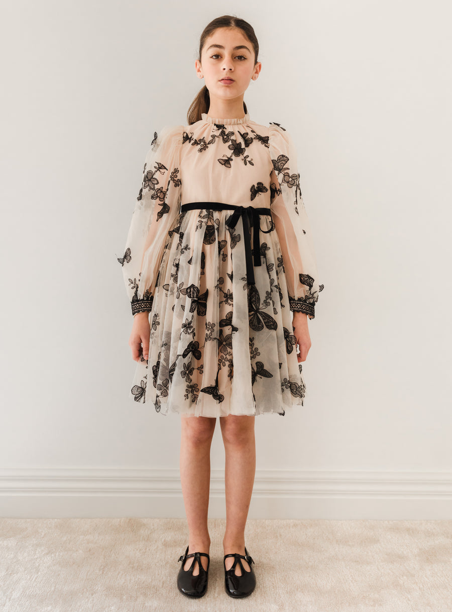 Butterfly ivory dress by Petite Amalie