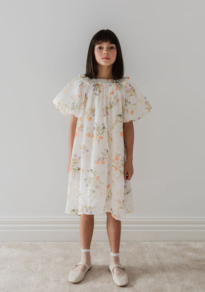 Summer bouquet linen smock dress by Petite Amalie