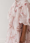 Blush orchid linen shirt dress by Petite Amalie