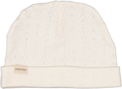 Flour white footie + beanie by Marmar