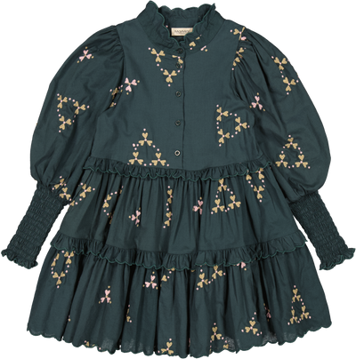 Dela scallop hearts dress by Marmar