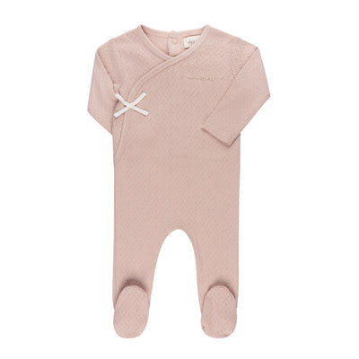 Amore pink/rose footie by Ely's & Co