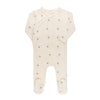 Berry ivory footie + bonnet by Ely's & Co