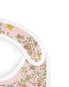 In bloom pink satin bib by Atelier Choux