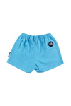 Cyan blue shorts set by Loud