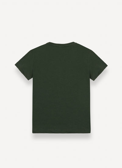 Chest logo military green t-shirt by Colmar