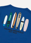 Surf print blue t-shirt by Colmar