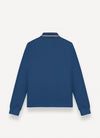 Long sleeve blue polo by Colmar