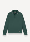 Long sleeve pine polo by Colmar