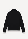 Long sleeve black polo by Colmar