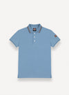 Pale blue polo by Colmar