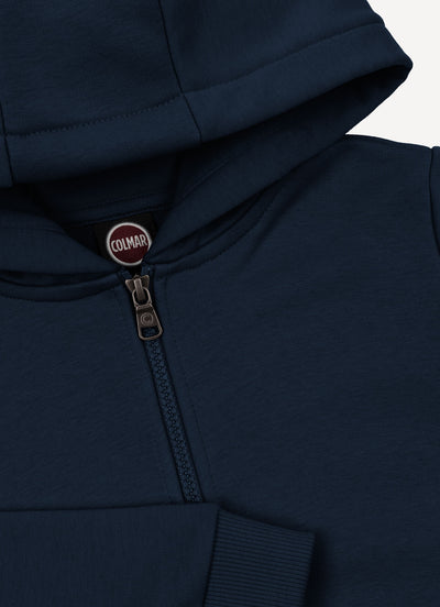 Navy zip hoodie by Colmar