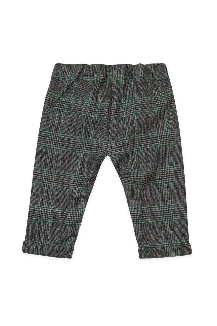 Houndstooth green pants by Tartine Et Chocolat