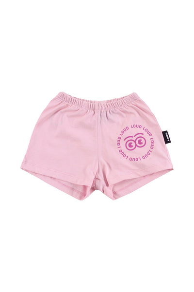 Soft pink shorts set by Loud