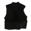 Crochet black vest by Autumn Cashmere