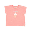 Ice cream pink t-shirt + bloomer set by Buho