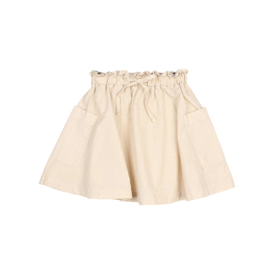 Poplin sand skirt by Buho