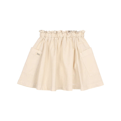 Poplin sand skirt by Buho