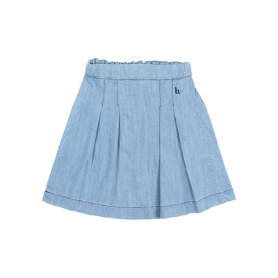 Denim midi skirt by Buho