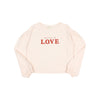 Love print cream t-shirt by Buho