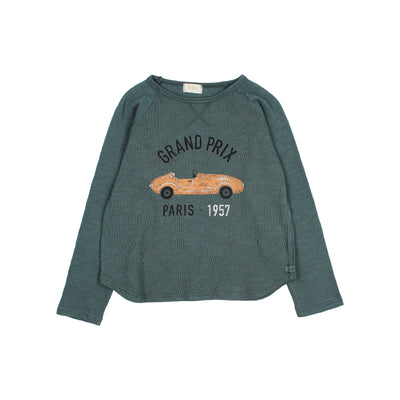 Grand prix teal t-shirt by Buho